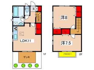 トリアス新百合ヶ丘Ｂの物件間取画像